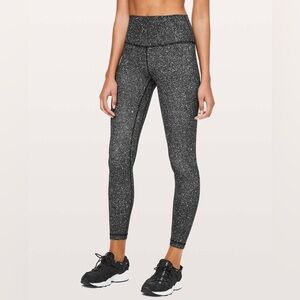 🦄LULULEMON Aligns in Luminesce Splatter Ice Grey Black